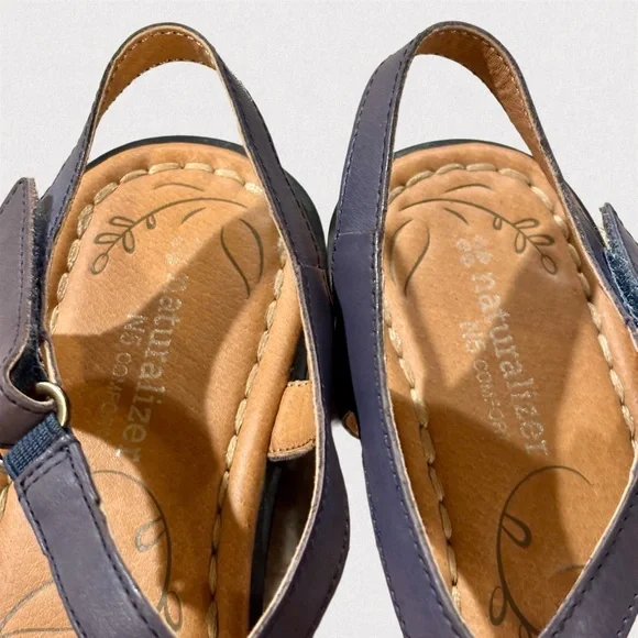 Naturalizer Janessa Slate Blue Leather Sandals — NWOT — Size 8.5 - Picture 7 of 7